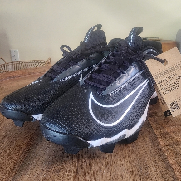 NWT Nike Vapor Edge Shark 2 Black & Gray Football Cleats Mens Size 10.5 main image 14